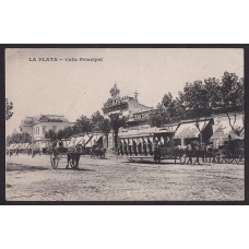 LA PLATA TRANVIA A CABALLO ANTIGUA TARJETA POSTAL